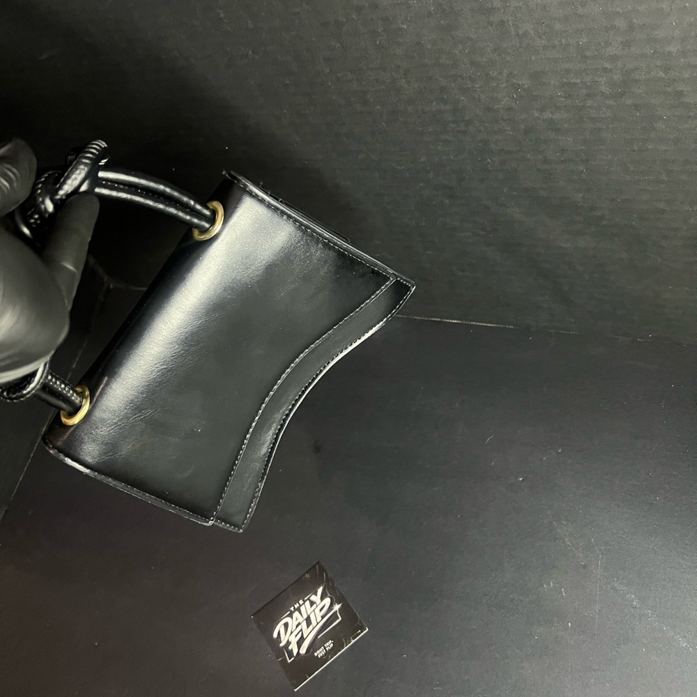 Black Leather Handbag
